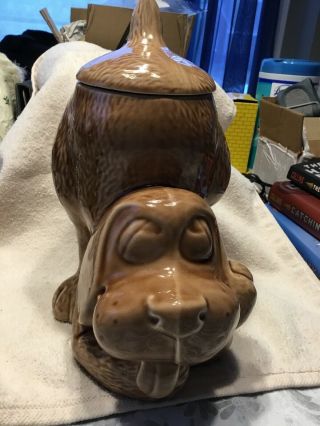 Mccoy Hound Dog Cookie Jar Made In Usa 0272