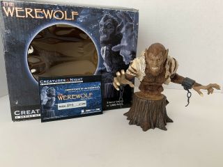 Johnstoys Creatures Of The Night Werewolf Wolfman Bust Statue Limited 509/1000