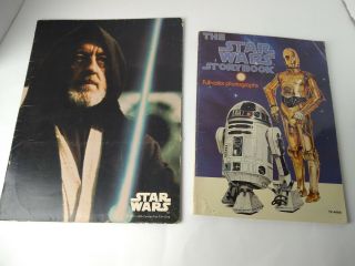 Vintage 1978 The Star Wars Storybook Paperback Full Color Photographs,  Folder