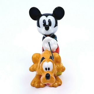 Vintage Walt Disney Mickey Mouse And Goofy Porcelain Figurine 4