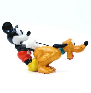 Vintage Walt Disney Mickey Mouse And Goofy Porcelain Figurine 5