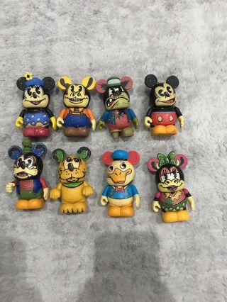 Disney Ink And Paint Vinylmation Series (set Of 8)