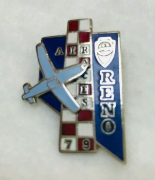 1979 Reno National Air Races Commenorative Enamel Pin
