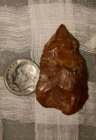 Authentic Native American Artifacts Clovis Paleo Arrowhead Projectile Point A1