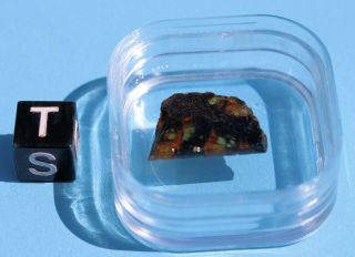 Admire Pallasite Meteorite,  1.  5 grams,  Crystals,  Kansas 5