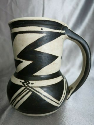 Stunning Vintage Native American Pottery Mug Signed Roy Acoma Anasazi Revival