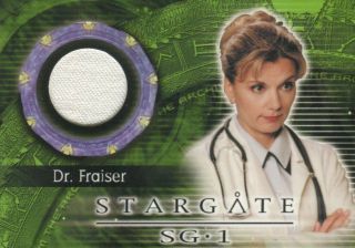 Stargate Sg1 Season 6 Costume Card C19 Dr.  Fraiser
