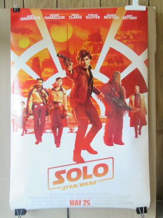 Solo: A Star Wars Story Double Sided One Sheet Movie Poster 27x40