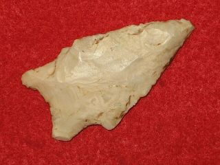 Authentic Native American Artifact Arrowhead Missouri Jakie Stemmed Point E11