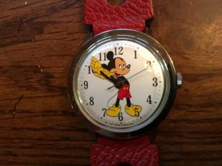 Vintage 1971 Timex Wind - Up Mickey Mouse Watch 260512471