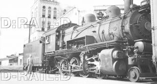 9d012 Rp/negative 1940s/50s Pennsylvania Railroad 2 - 8 - 0 Locomotive 3057