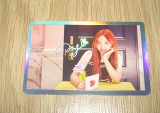 Twice 4th Mini Album Signal Holo Nayeon Special Photo Card Official