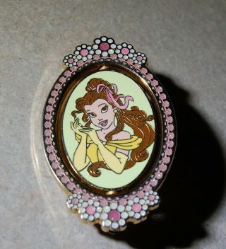 Belle Cameo Spinner Portrait Jeweled Pin Le 250 Disneyshopping.  Com 2008