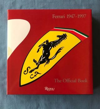 Ferrari 1947 - 1997 The Official Book.  Hardcover,  First U.  S.  Edition With Slipcase
