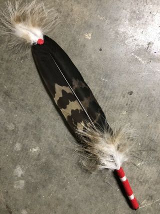 Best Imitation Eagle Feather,  Powwow Regalia,  Peyote Fan,  Smudge,  Ceremonial,  Dyed