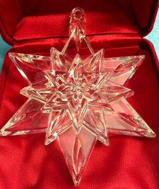 Waterford Crystal Snow Star Ornament - 2007
