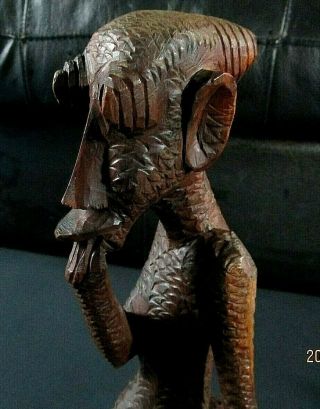 Primitive African Native Wood Carving.