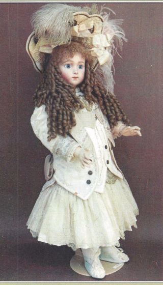 30 - 32 " Antique French Jumeau/ Bru Doll Dress/jacket Hat Underwear Pattern German