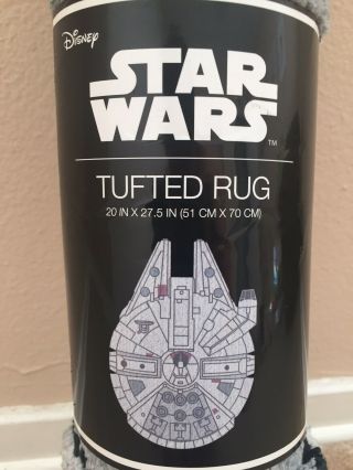 Star Wars Millennium Falcon Cotton Bath Tufted Rug Bath Mat