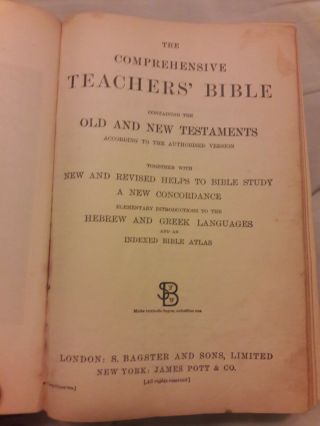Antique Bible: The Comprehensive Teacher 