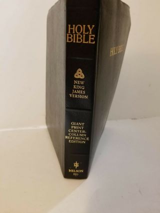 The Holy Bible Nkjv Giant Print Center Column Reference Edition Words Of Christ