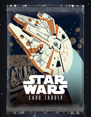 Star Wars Card Trader: Rare Tier A Pack Art - Millennium Falcon 47cc
