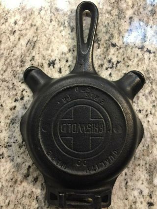 Griswold 570 Cast Iron Ashtray With Match Book Holder
