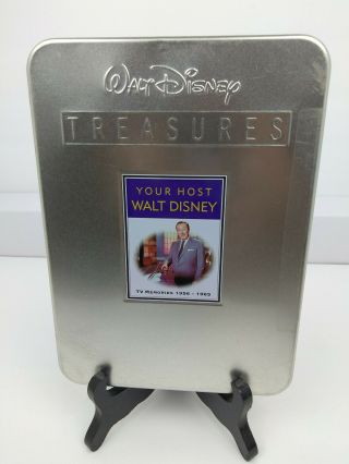 Walt Disney Treasures Your Host Walt Disney Tin Set Limited 39,  745 Of 65,  000