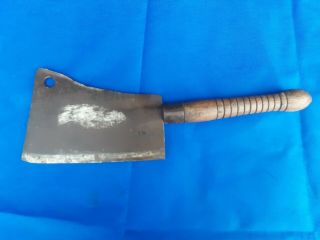 Vintage.  17 " Wm.  Beatty & Sons Meat Cleaver 1