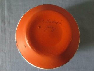 Vintage Jemez Pueblo Indian Pottery Bowl Signed by C.  Gachupin 5
