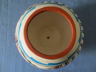 Vintage Jemez Pueblo Indian Pottery Bowl Signed by C.  Gachupin 7