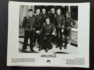 Four 1989 Star Trek V The Final Frontier Movie Still Photos