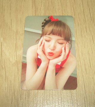 Red Velvet 3rd Mini Album Russian Roulette Wendy Photo Card Official K Pop