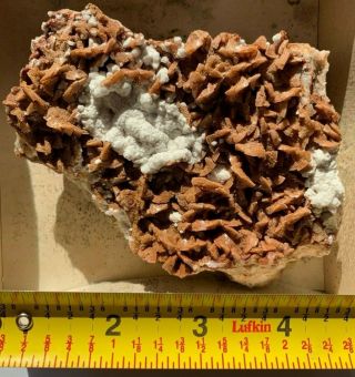 Large specimen of Calcite on Dolomite from the Monte Cristo Mine Rush Arkansas 2