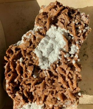 Large specimen of Calcite on Dolomite from the Monte Cristo Mine Rush Arkansas 3
