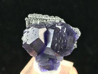 Find Blue and Purple Fluorite on Matrxi from China 3
