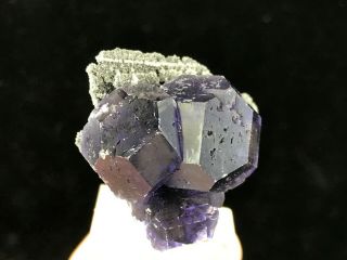 Find Blue and Purple Fluorite on Matrxi from China 4
