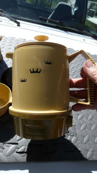 Vintage Regal Poly - Perk Travel Coffee Pot w/ Cups & Case 4