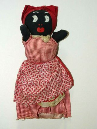 Vintage Black Americana Cloth Doll Orleans Souvenir