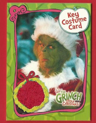 Dynamic Forces - The Grinch - Key Costume Card - Grinch Santa Outfit (mt01)
