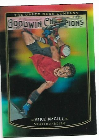 2019 Ud Goodwin Champions Mike Mcgill Splash Color 3d Lenticular Bounty Code