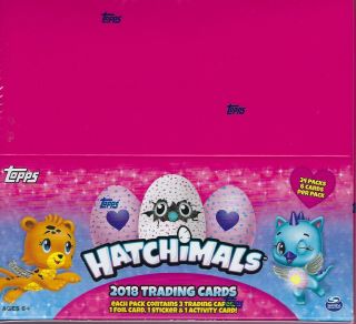 2018 Topps Hatchimals Trading Cards 144c Retail Display Box Foilstickeractivity