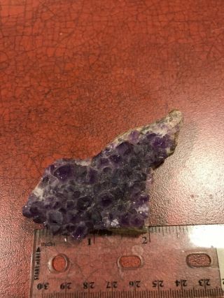 Rough Cut Chunk Of Purple Amethyst Geode Mineral Crystal Rock 4