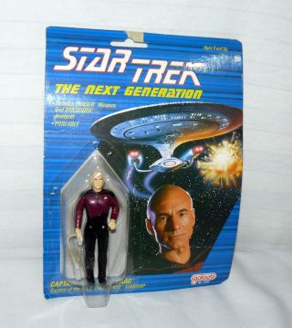 1988 Galoob Star Trek Captain Jean Luc Picard Action Figure The Next Generation