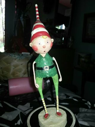 Lori Mitchell™ - Tinker Twinkle - Christmas Figurine Folk - Art Elf Elfin