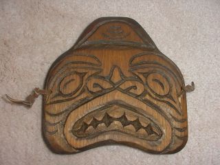 Northwest Coast Tlingit Indian Shark Carving By Abner Johnson