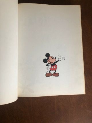 VINTAGE THE ART OF WALT DISNEY 1973 CHRISTOPHER FINCH RARE BOOK MICKEY MOUSE 2