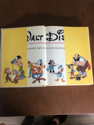 VINTAGE THE ART OF WALT DISNEY 1973 CHRISTOPHER FINCH RARE BOOK MICKEY MOUSE 3