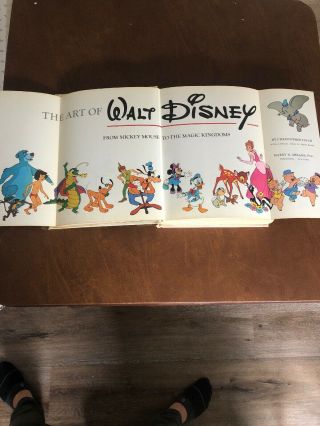 VINTAGE THE ART OF WALT DISNEY 1973 CHRISTOPHER FINCH RARE BOOK MICKEY MOUSE 4
