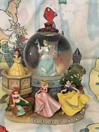 Disney Princesses Musical Snow Globe Dream Is A Wish Ariel Snow Daughters